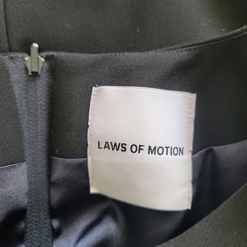 New Laws Of Motion The Alpha Black Sheath Dress Size 8 Stretch Classic Tailored - Picture 16 of 16